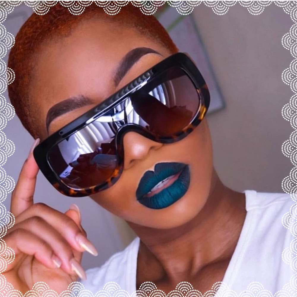 “Beach Daze” Oversized Celebrity Shield Shades